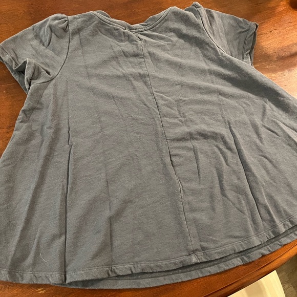 Eri and Ali Shirt Sleece Gray Blouse Size M - Picture 5 of 6